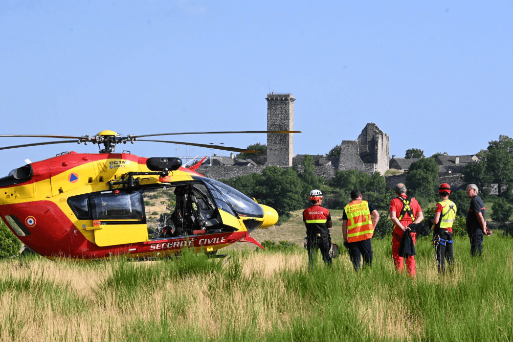 Paysage de Lozère au lever du soleil